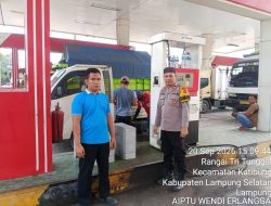 Terkait Isu Dugaan Penyalahgunaan Solar Subsidi, Polsek Katibung Turun Langsung Pantau SPBU