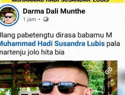 ADIK WALIKOTA PADANGSIDIMPUAN HAPUS POSTINGAN TANTANGAN KEPADA MUHAMMAD HADI SUSANDRA LUBIS, ADA APA?