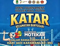 HUT Karawang Ke-393,Karang Taruna Banyusari Gelar Turnamen Volly Ball Putra “KARTAR BANYUSARI CUP 2026” Hadiah Total Rp.8 Juta