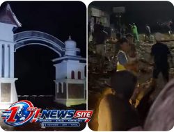 Bencana Banjir Bandang Dan Tanah Longsor Menerjang Kawasan Arosuka, Kabupaten Solok, Sumatra Barat.