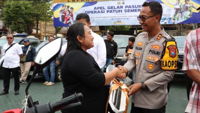 Senyum Sumringah Korban Curanmor,Polres Malang Kembalikan Motor Hasil Operasi Sikat Semeru 1 1001677413