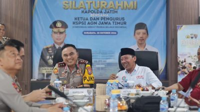 Perkuat Sinergi, Kapolda Jatim Gelar Silaturahmi dengan DPD KSPSI AGN Jawa Timur 2 1001680635