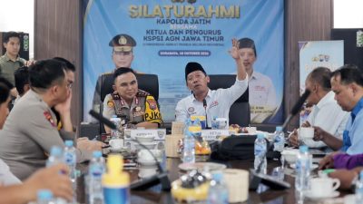 Perkuat Sinergi, Kapolda Jatim Gelar Silaturahmi dengan DPD KSPSI AGN Jawa Timur 1 1001680641