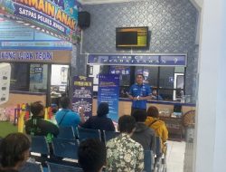 Program Polantas Menyapa Pelayanan SIM di Satpas Panjaitan Sumbersari.