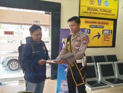 Polantas Menyapa, Satlantas Polres Jember Perkuat Pelayanan Transparan di Samsat Kaliwates.