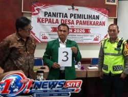 Bani Damanhuri Raih Nomor Urut 3 Calon Kades Pamekaran 2026-2034 Kab.Karawang, Wujudkan Desa Bermartabat & Maju